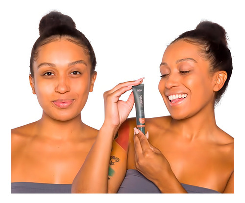 Base de maquiagem líquida Nina Make up Base Liquifa Basic Líquido Base Liquida Basic tom 11