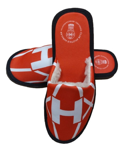Imagen 6 de 6 de Pantuflas Sublimadas De Huracán Rojas Niños