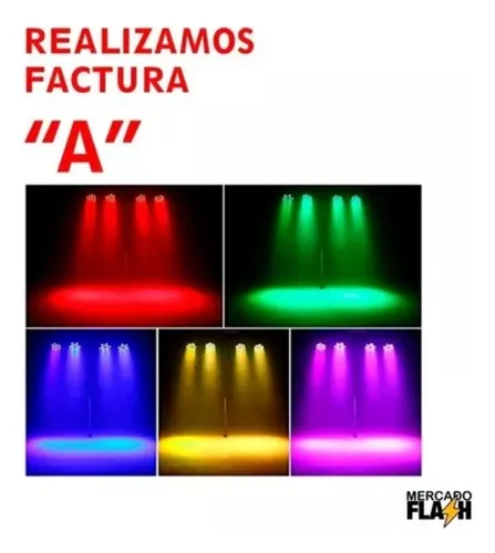 Kit Premium Proton X5 36leds Fiesta Eventos Teatro Fiestas