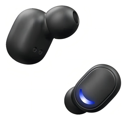 Auriculares In-ear Gamer Inalámbricos E10 Negro Con Luz Led