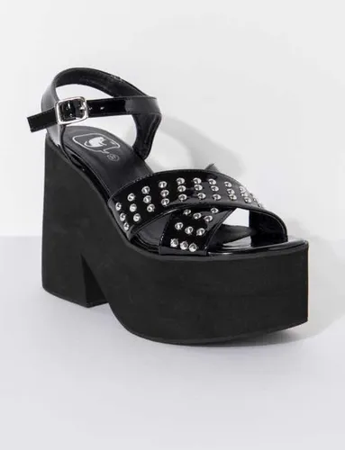 Sandalias plataforma con tachuelas hot sale