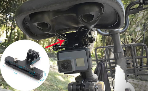 Karuizi Soporte Para Sillin Bicicleta Gopro Hero 10 9 8 7 6