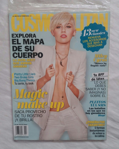 Miley Cyrus Hannah Montana Revista Cosmopolitan 2013 Nueva