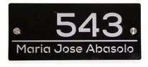 Comprar Placa Numeros Para Casa 13x30cm Hasta 5 Numeros. Modelo K