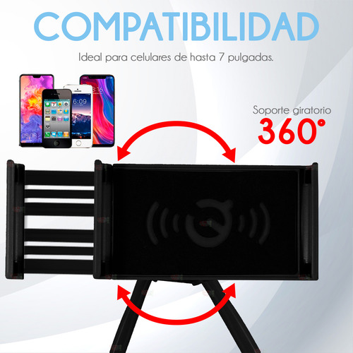 Lazy Neck Phone Holder Soporte Para Celular Slim Company Con Cuello Flexible Para Auto, Cama, Sofá, Mesa