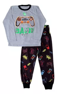 Pijama Infantil Invierno Niño Conjunto Nene Camiseta+babucha