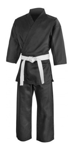 Traje De Karate Negro, Silpaki Do, Karategui De 1.20 A 1.60