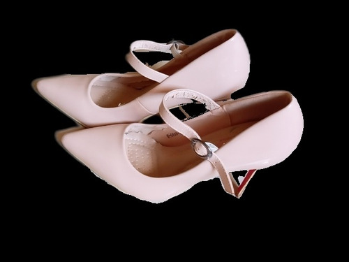 Zapatos De Tacon Color Nude Talla 38