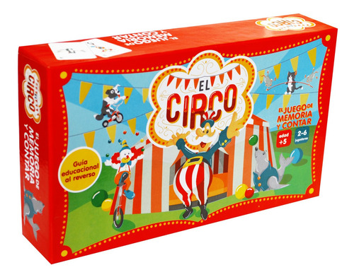 Juego Didáctico Preescolar Infantil Memoria Contar El Circo