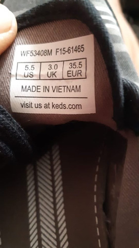 Zapatillas Mujer Marca Keds Color Gris Talla 35 Original