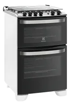 Comprar Cocina Electrolux 4 Hornallas Doble Horno Color Inox\u002FBlanco