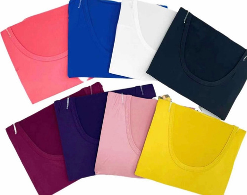 6 Camiseta Polar Bambu Mujer Colores