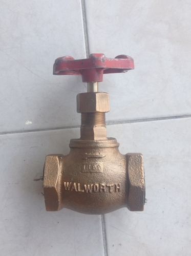 Válvula Globo Bronce 1 1/4 De 125#, Walworth Figura 58 Npt