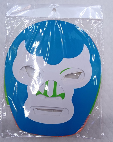 12 Mascara  Neon  De Luchador Color Azul,naranja Y Verde