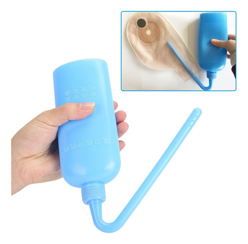 B Mgaxyff - Botella De Plástico Portátil Para Colostomía