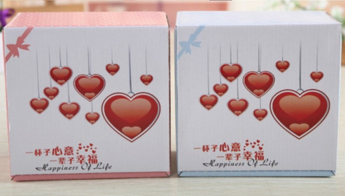 Taza De Cerámica Con Forma De Corazón Con Base Y Cuchara