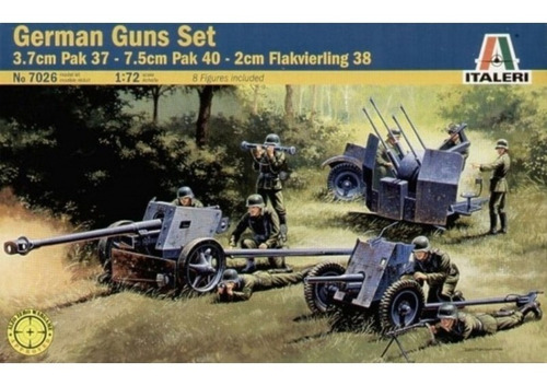 Pak35 - Pak40 - Flak38 By Italeri # 7026  1/72