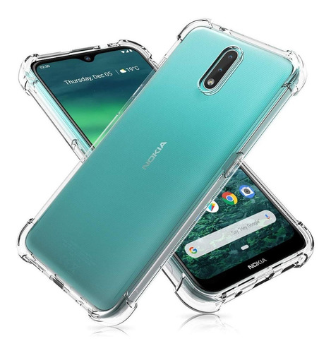 Funda Tpu Protector Para Nokia 2.3 23m  + Vidrio Templado