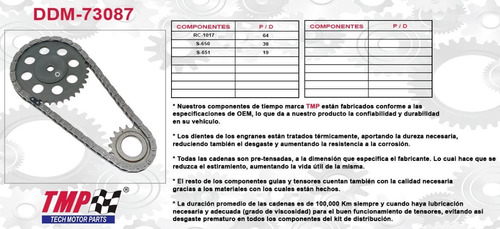 Kit De Distribucion Ford Explorer V6 4.0 Ohv 90-93 (3 Pzas)