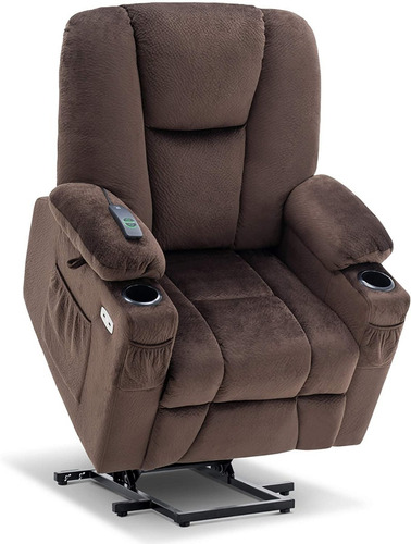 Silla Reclinable Electrica Color Marron Marca Mcombo