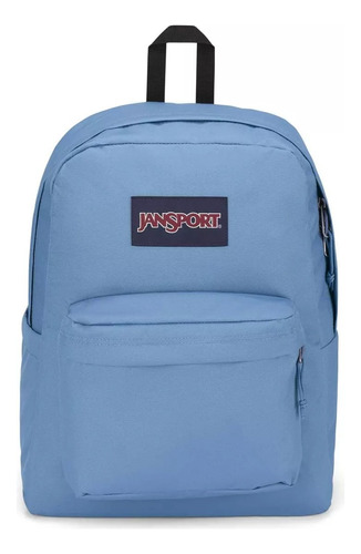 Mochila Jansport Superbreak Plus 26l Porta Notebook Urbana Color Elemental Blue Diseño De La Tela Liso