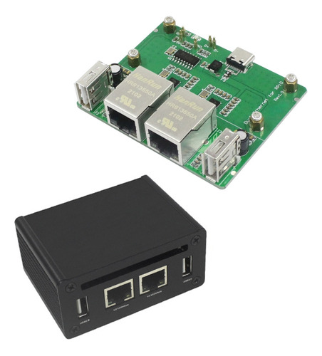 Sombrero Rj45 Dual Ethernet Para Raspberrypi Zero 2w De Alta