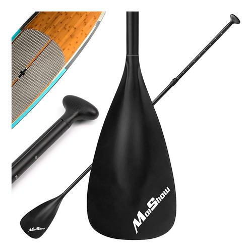 Remo Stand Up Paddle Board, Ajustable De 3 Piezas - Negro.