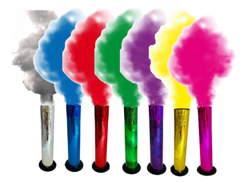 Bomba De Humo Bengala Colores A Incluye 24 Pzas Color Multicolor
