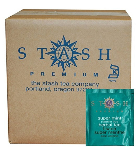Stash Tea Súper Menta Infusión, 100 Conde (el Embalaje Puede