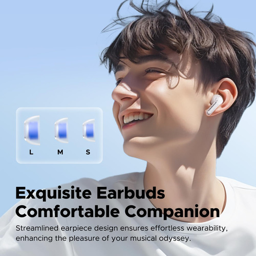 Auriculares Inalámbricos Soundpeats Clear Bluetooth 5.3 40 H