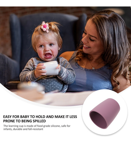 Taza De Silicona Para Comida Para Bebés, Taza De Aprendizaje