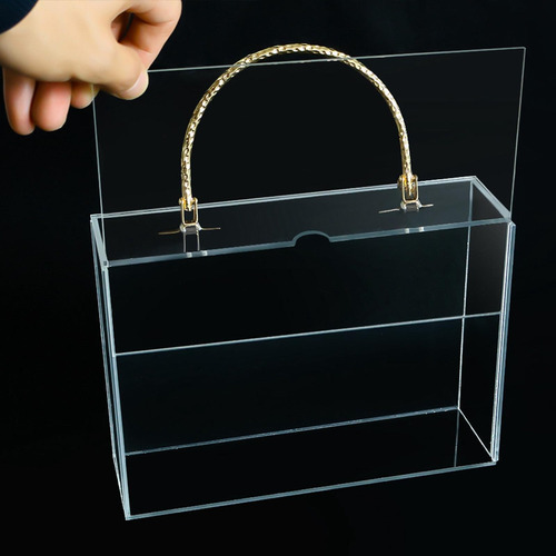 Caja De Flores De Acrílico Transparente Caja De Arreglos