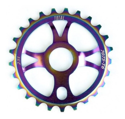 Plato Total Rotary Sprocket tornasolado 25t Pinta Pedal