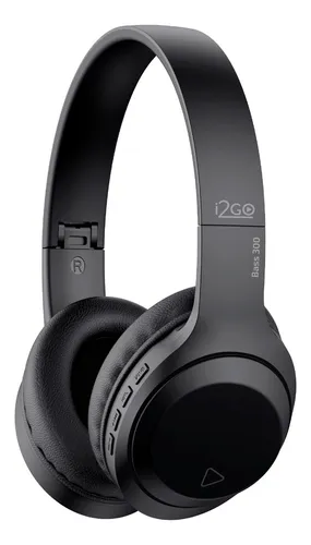 Headphone Bluetooth Bass 300 I2go Até 10h De Bateria Cor Preto
