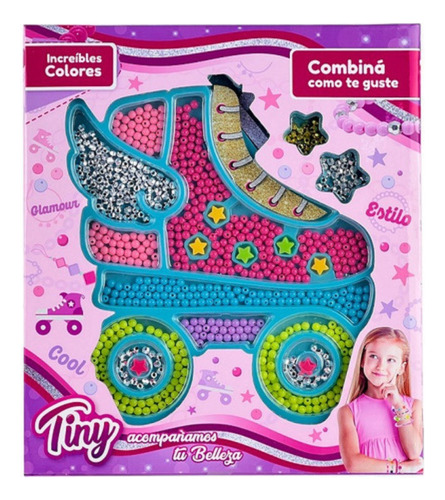 Set De Bijouterie Infantil Para Niñas Tiny Diseño Rollers 