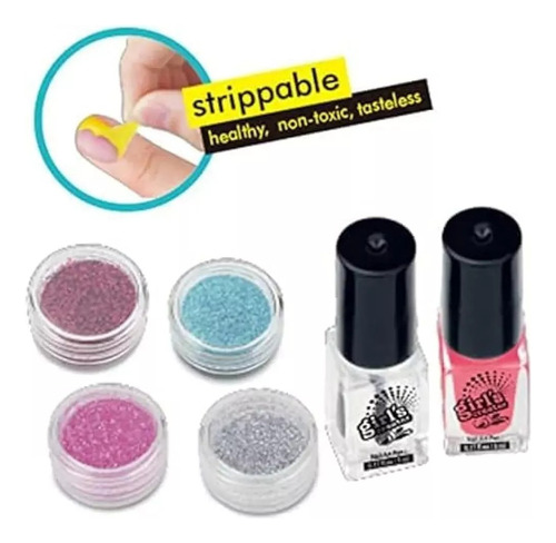 Set Nail Art Infantil Para Decorar Y Pintar Uñas Juvenil