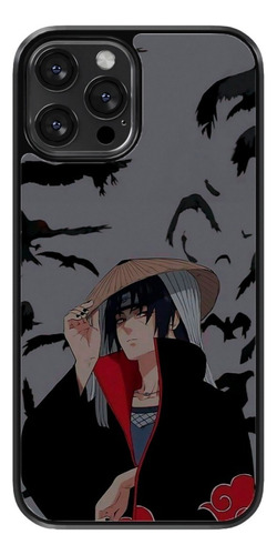 Funda Para Celular Naruto Anime Manga Itachi Uchiha Gris