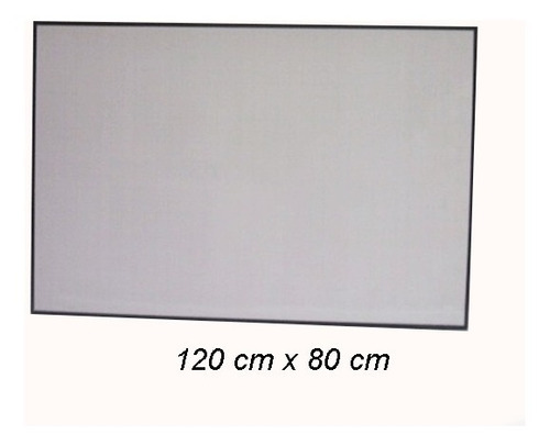 Imagen 1 de 1 de Tablero Acrílico Borrable Aluminio 120 X 80cm Grande Oficina
