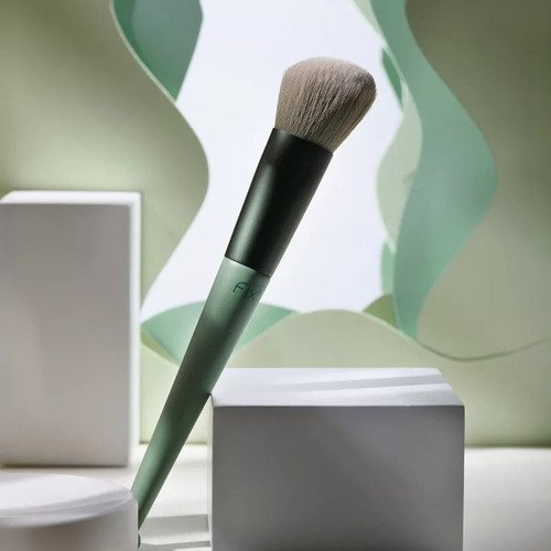 Set 13 Brochas De Maquillaje Profesional Generica Con Bolsa Verde