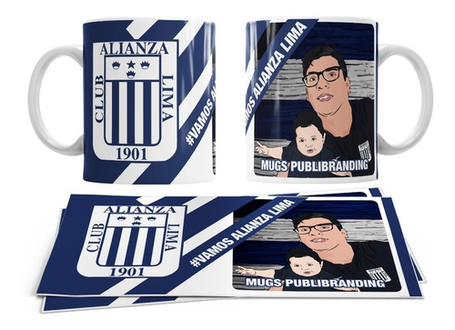 Taza Personalizada Alianza Lima - Entrega Inmediata Delivery