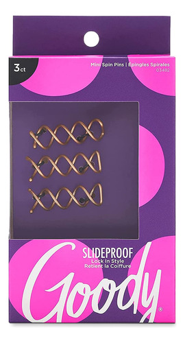 Goody Hair Spin Pin, - Mini Pasadores De Pelo Sacacorchos...
