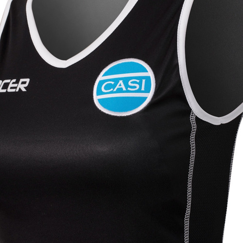 Imagen 3 de 4 de Camiseta Hockey Negra Club Atletico De San Isidro Casi S/nro