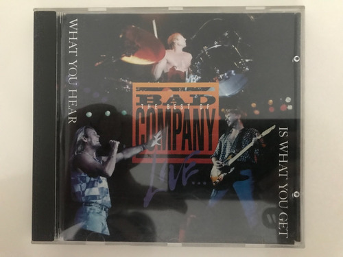 Bad Company - Best Of Live Cd Alemania 1993 Como Nuevo Vg++
