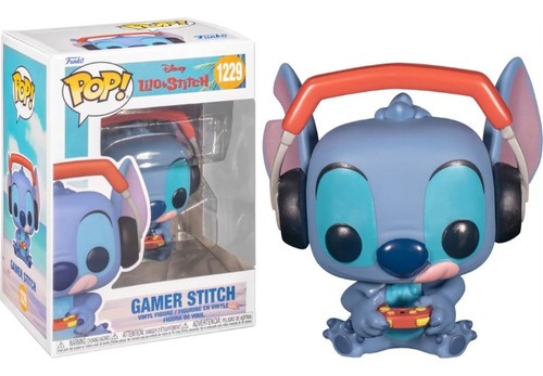 Funko Pop Gamer Stitch 1229, Game Stop.
