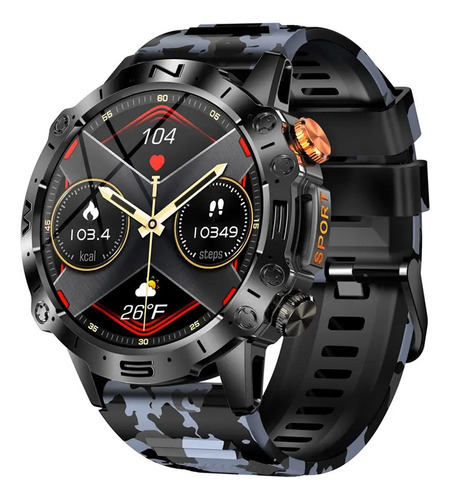  Smartwatch Reloj Inteligente Outdoor Táctico Sport Militar