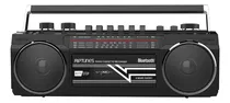 Comprar Boombox Retro Riptunes Con Bt, Rádio Am\u002Ffm\u002Fsw1-sw2, Aux, Usb