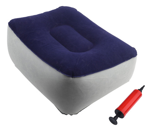 Estera Inflable Para Reposapiés Almohada Flocado Viajar Vuel