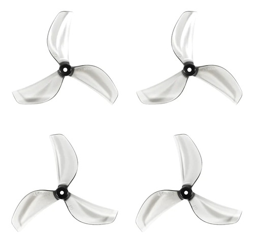 Hélices Gemfan 45mm 3 Palas, Eje 1,5mm  (4pcs)