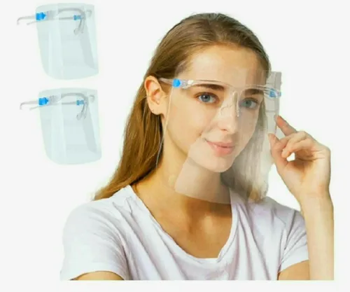 10 Careta protector Facial Pl stico Soporte Con Marco Lentes