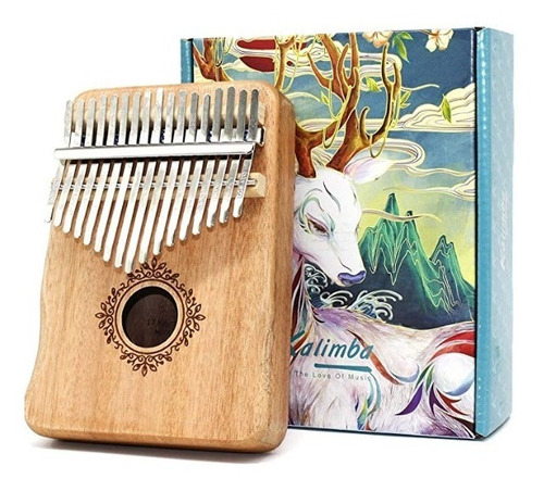 Kalimba - Piano De Pulgar De 17 Teclas Con Instrucciones